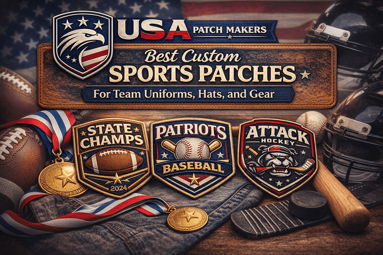 custom sports team patches