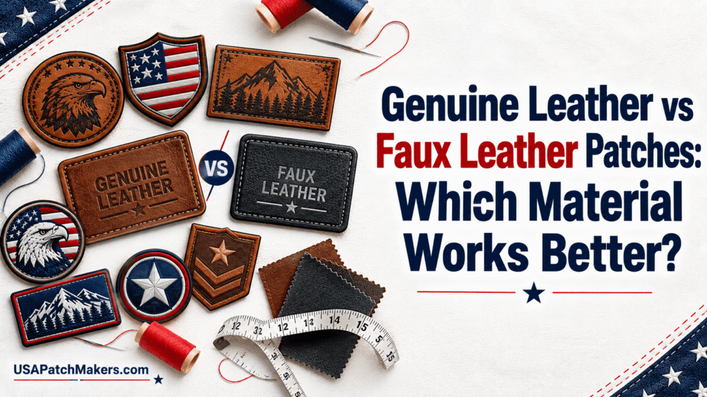 Genuine Leather vs Faux Leather Patches: Which Material Works Better?