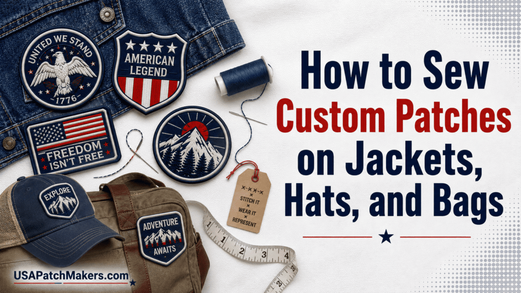 How to Sew Custom Patches on Jackets, Hats, and Bags