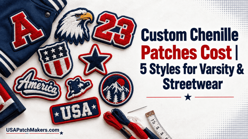 Custom Chenille Patches Cost | 5 Styles for Varsity & Streetwear