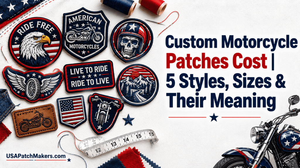 Custom Motorcycle Patches Cost | 5 Styles, Sizes & Their Meaning
