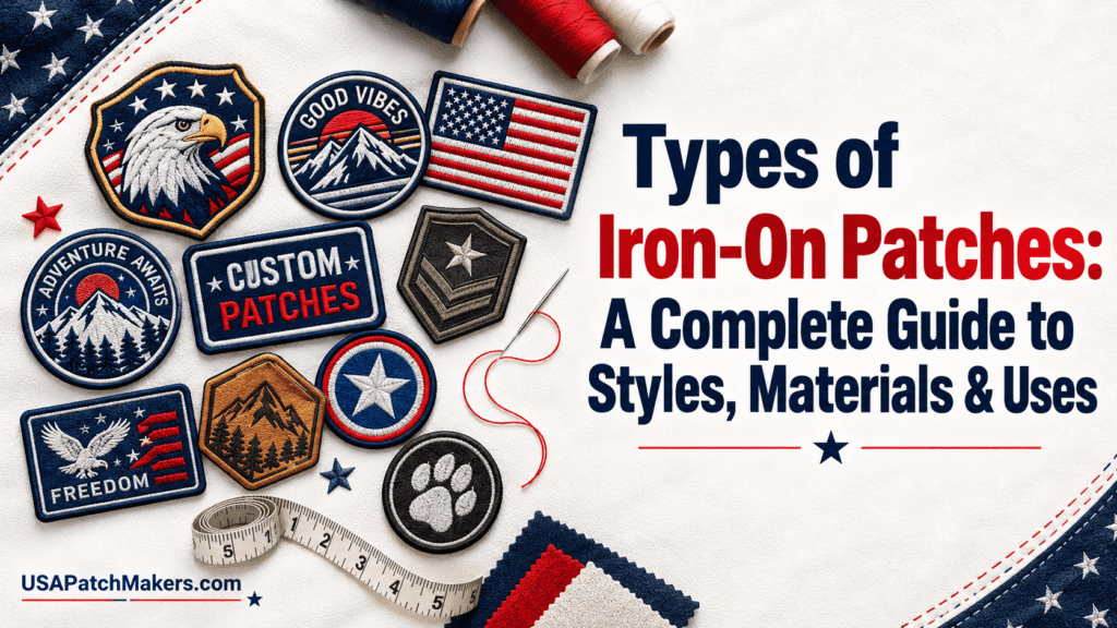 Types of Iron-On Patches, A Complete Guide to Styles, Materials & Uses
